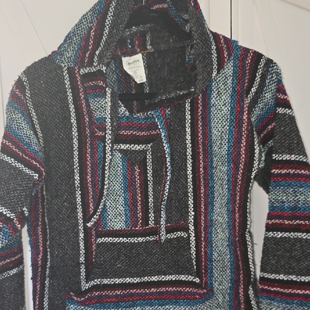 New Artisan Multicolor Striped Hoodie